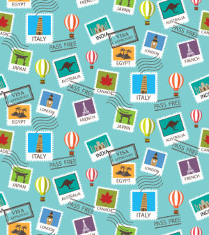 travel around the world background